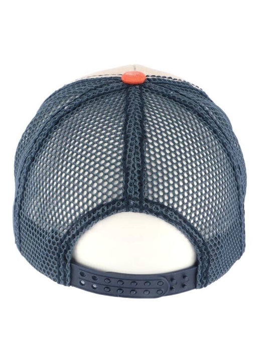 Von Dutch Baseball Cap John01 Kinderhüte Blau Orange