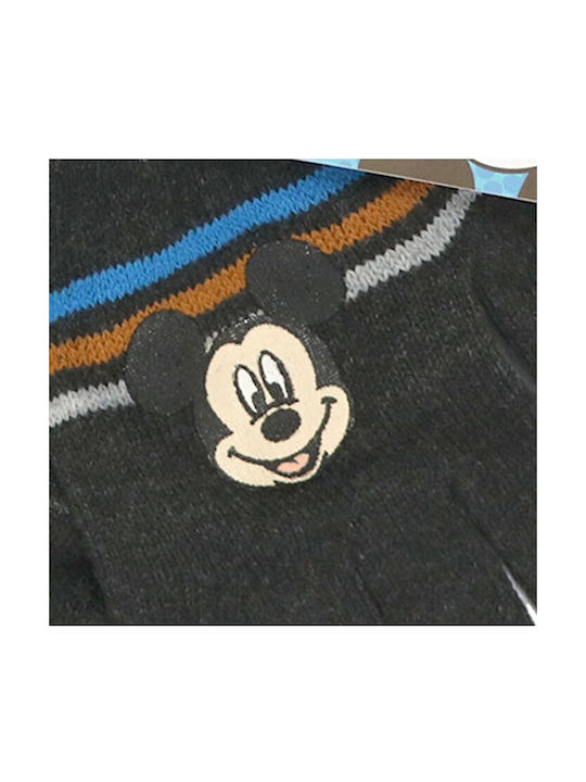 Disney Mickey Mouse Γάντια Αγόρια Dis Mfb 52 42 9092 Ni Γκρι Σκούρο