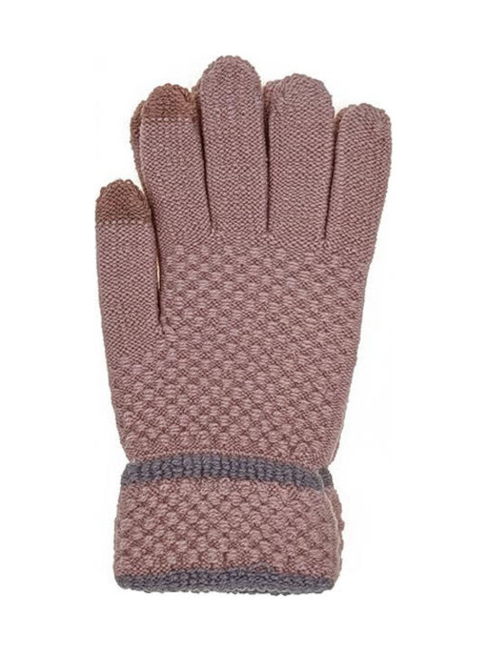 Teen Girls' Knitted Gloves 50346 Green
