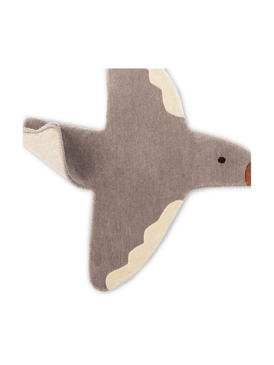 Covor pentru copii Decor Kids 141201090080 Bird Brink Campman 90 x 80 Cm