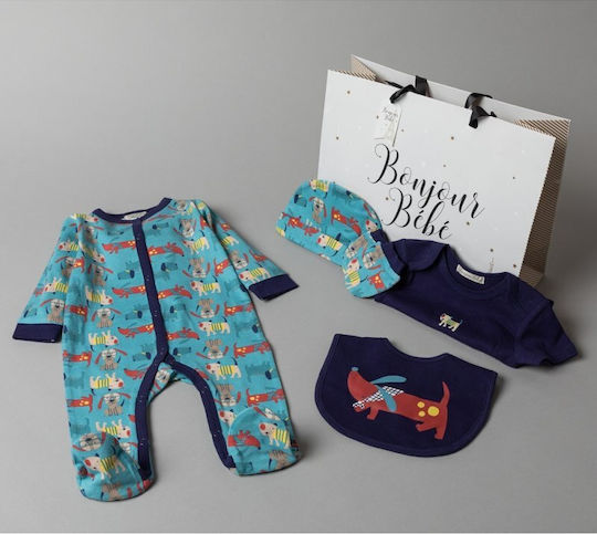 Bonjour Bebe Newborn Clothing Set for Boy 5pcs