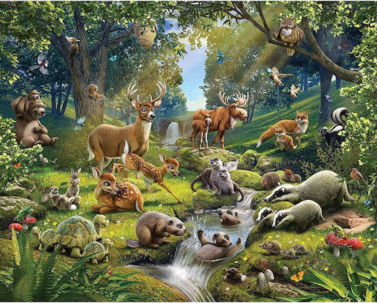 Fototapete Fertige Maße Tiere Des Waldes