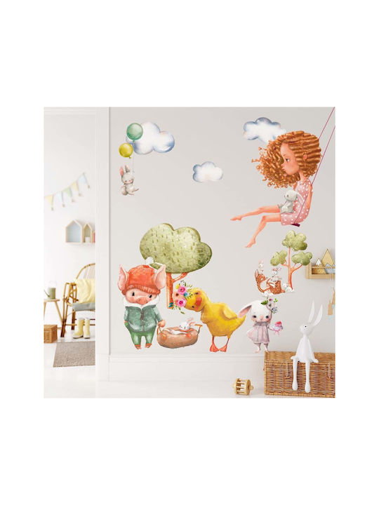 Caravelshop Kinder Wandsticker Wand 100x140cm