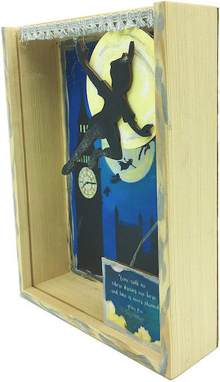 Illuminated Led Framed Peter Pan Wall Art