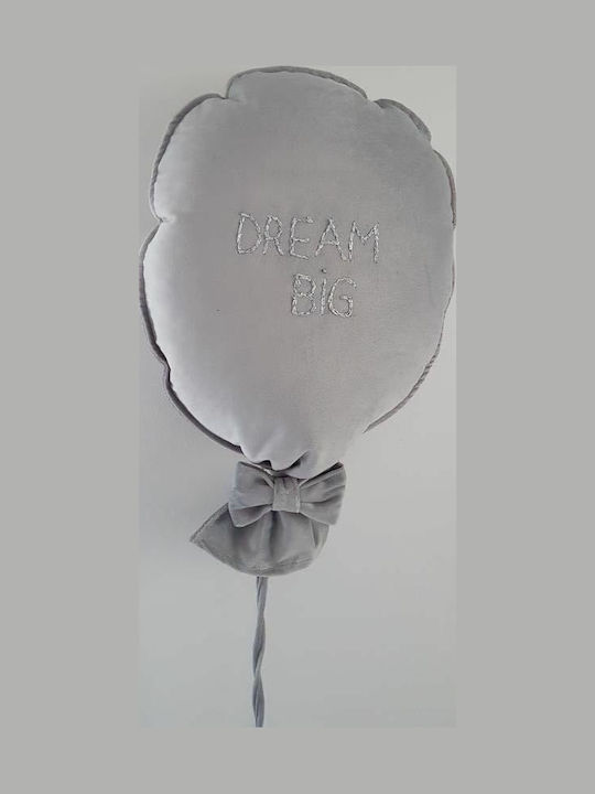 Decorațiune de Perete pentru Copii Balon Albastru deschis din Țesătură Catifea