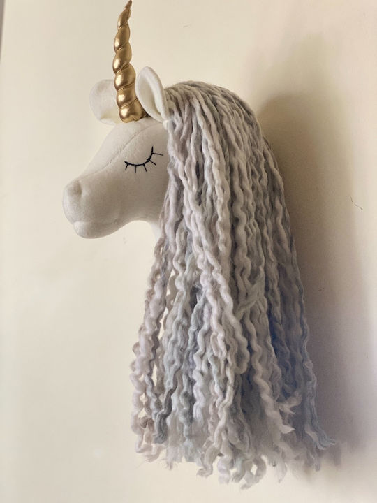 Kids Decorative Animal Bust Animals White Cotton