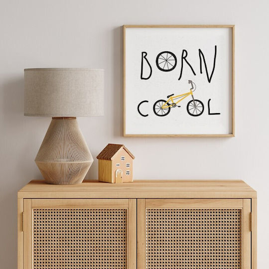 Αφίσες Poster Born Cool Χαρτί 30x30cm