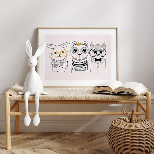 Αφίσες Poster Little Animals Χαρτί 20x15cm