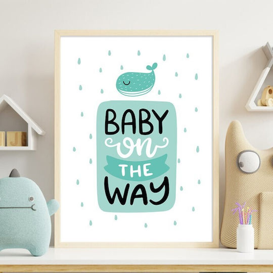 Αφίσες Poster Baby On Way Χαρτί 15x20cm