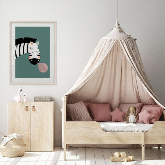 Zebra Bubblegum Poster Paper 15x20cm