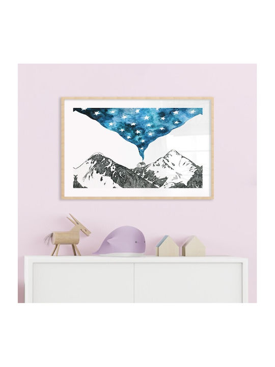 Αφίσες Poster Μαγικό Σπίτι Στο Βουνό Χαρτί 20x15cm