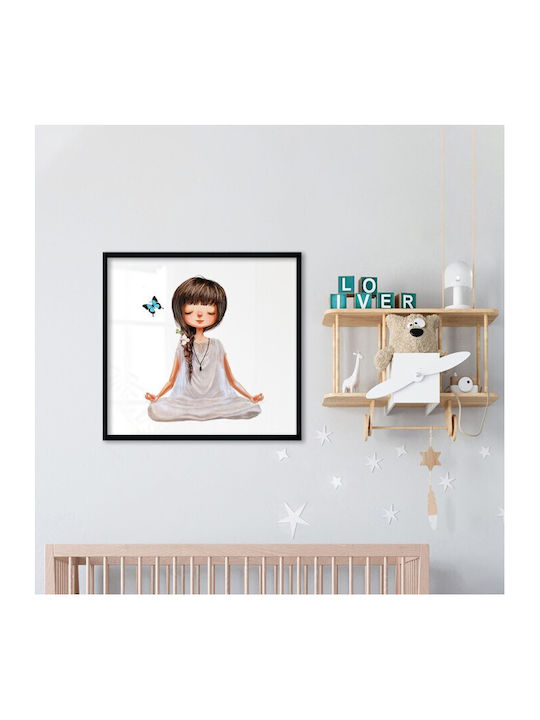 Αφίσες Poster Κορίτσι Διαλογίζεται Χαρτί 60x60cm