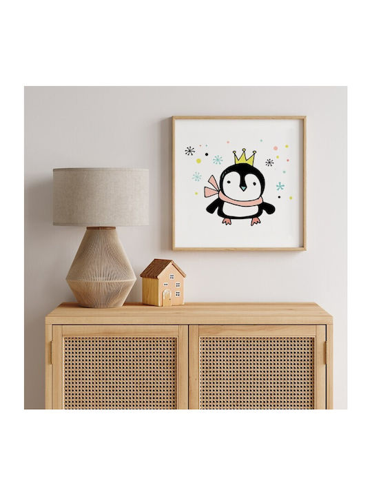 Poster Posters Penguin Crown Paper 40x40cm