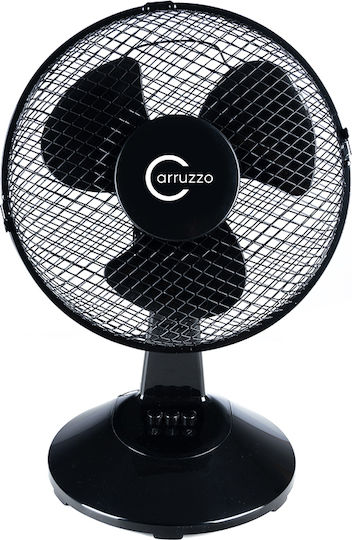 Carruzzo Tabletop Fan 20W Fan Diameter 27cm Black
