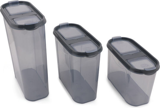 Hermia Set 12 Bucăți Vaze Utilizare Generală Cu Capac Plastic Gri 2800ml 12 Bucăți Hermia Set 12 Bucăți Vaze Utilizare Generală Cu Capac Plastic Gri 2800ml 12 Bucăți