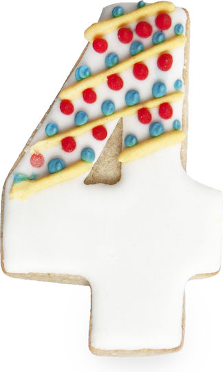Cookie Cutter Number 4 8cm