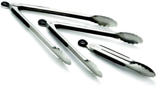 Stainless Steel Heavy Duty Tong Non-Slip Silicone Handle 35.5 Cm