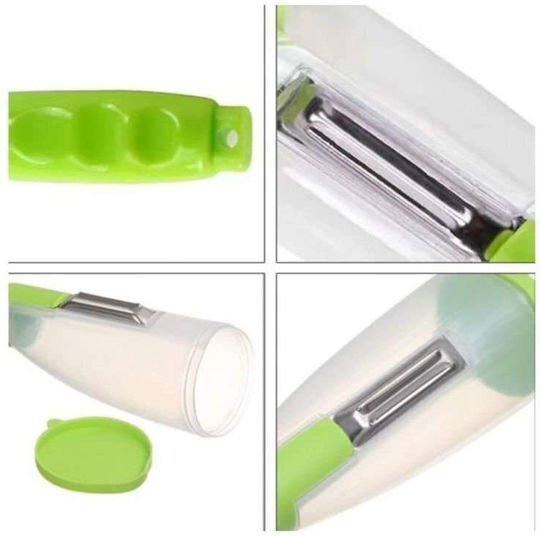 Easy Peeling Αποφλοιωτής Καθαριστής Φρούτων & Λαχανικών Δοχείο Συλλογής