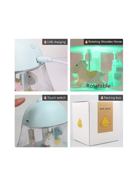 Rotativ Lampă decorativă pentru copii Galben 15x13x12εκ.