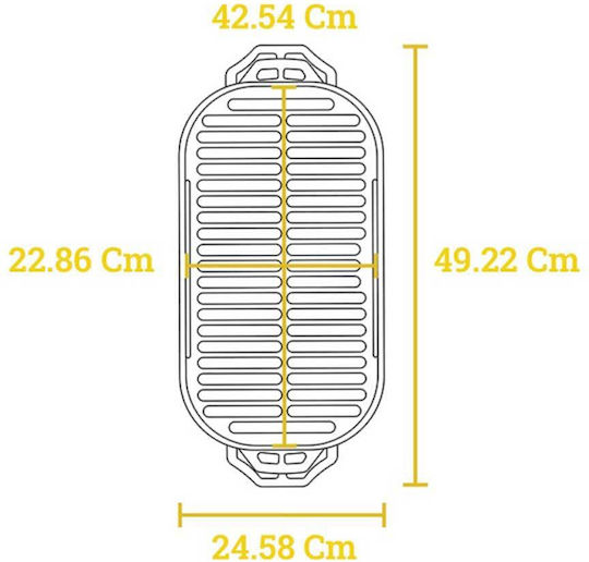 Lodge Mantemenia Tragbar Holzkohlegrill 42.5cmx22.8cm