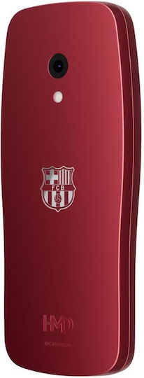 HMD Barca 3210 Dual SIM Mobile with Buttons Red