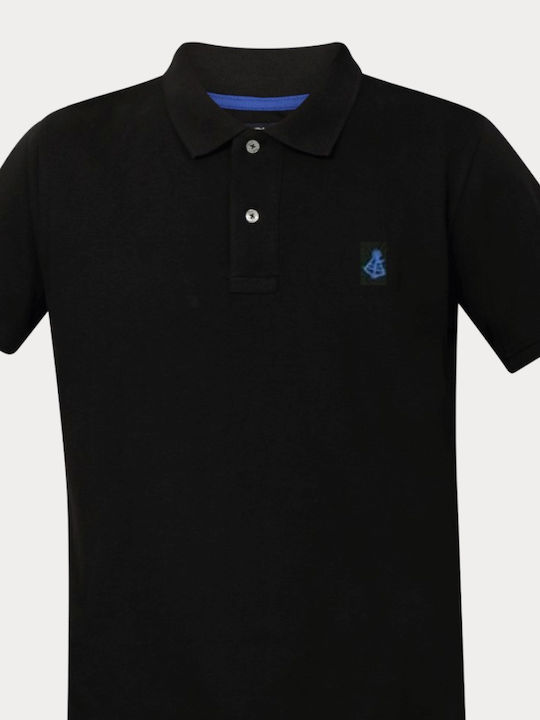 Polo Μπλούζα Κοντομάνικη Μαυρο