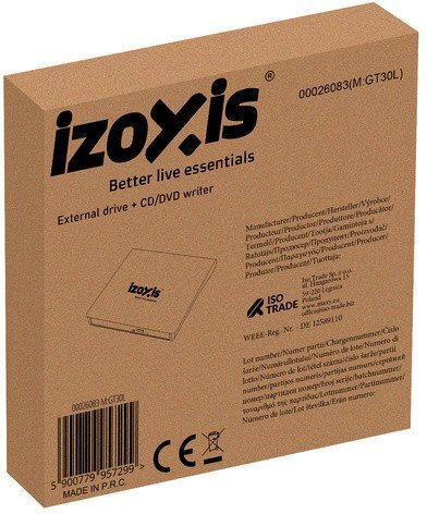 その他 Core Axis No.0 DVD Izoxis Extern Unitate optică Înregistrare/Citire CD / DVD/CD
