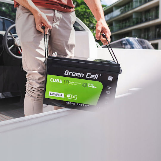 Green Cell Батерия UPS с Капацитет 200Ах и Напрежение 12.8V LFPGC12V200AH 1бр