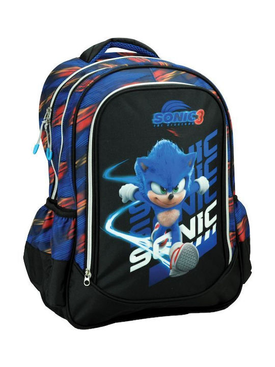 Sonic Hedgehog Σχολική Τσάντα Πλάτης Δημοτικού Πολύχρωμη 27lt