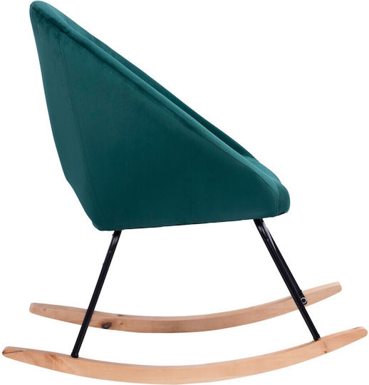 Paulina Schaukelstuhl Samt Cypress 76x86x76cm