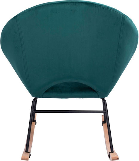 Paulina Schaukelstuhl Samt Cypress 76x86x76cm