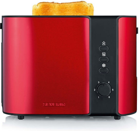 Severin Φρυγανιέρα 2 Θέσεων 800W Κόκκινη
