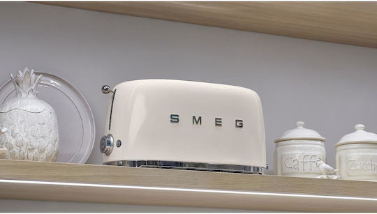 Smeg Toaster 2 Schlitze 1500W Beige