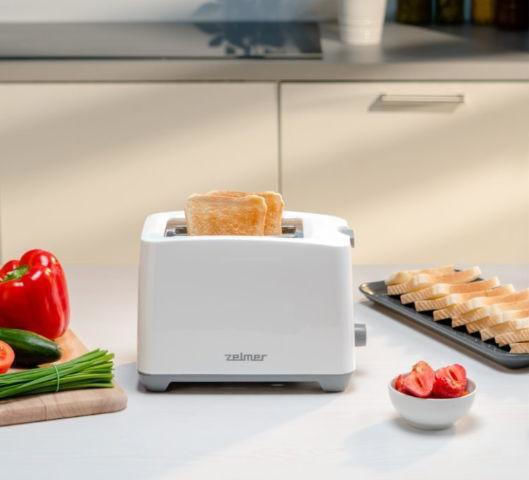 Zelmer ZTS7386 Тостер Двуместна 750W Бяла