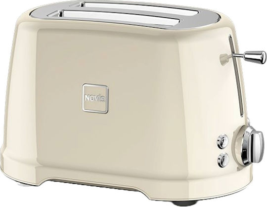 Novis Φρυγανιέρα 2 Θέσεων 900W Μπεζ