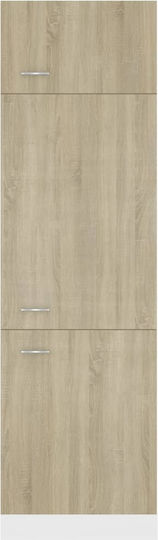 Шкаф за Хладилник Sonoma Oak 60x57x207бр