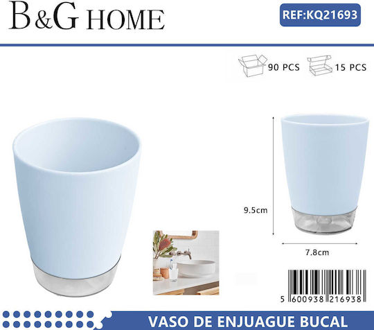 Toothbrush Support Base Plastic Blue