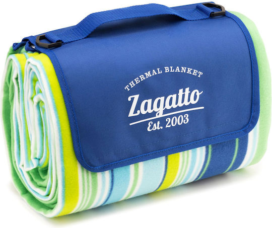 Zagatto Pătură Picnic 200x200cm În Culoare Verde