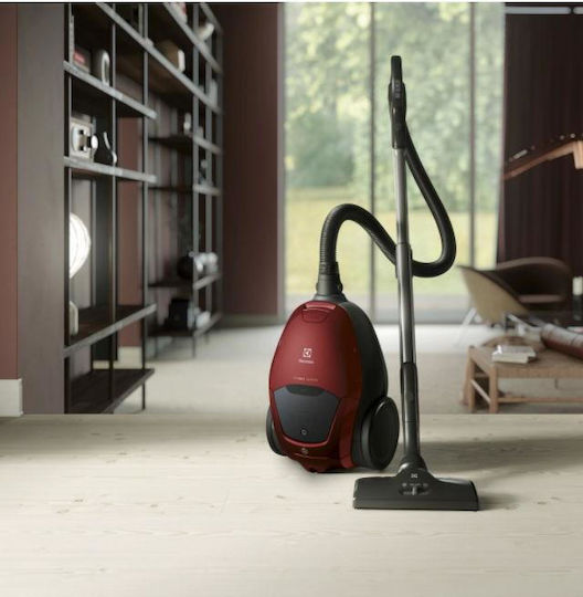 Electrolux S7177633 Ηλεκτρική Σκούπα 600W με Σακούλα 3.5lt Κόκκινη