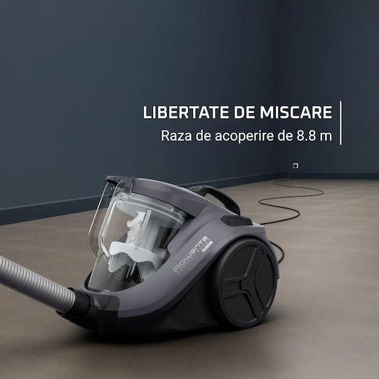 Rowenta Compact Power Прахосмукачка 750W С контейнер 1.5лт Сива