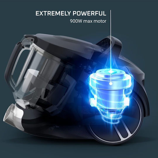 Rowenta Compact Power Xxl Ηλεκτρική Σκούπα 750W με Κάδο 2.5lt Κόκκινη
