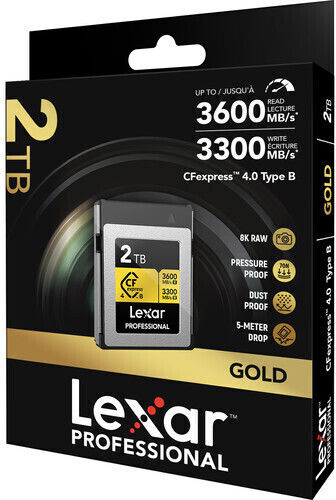 Lexar Professional CFexpress 2TB Class 10 3600MB/s