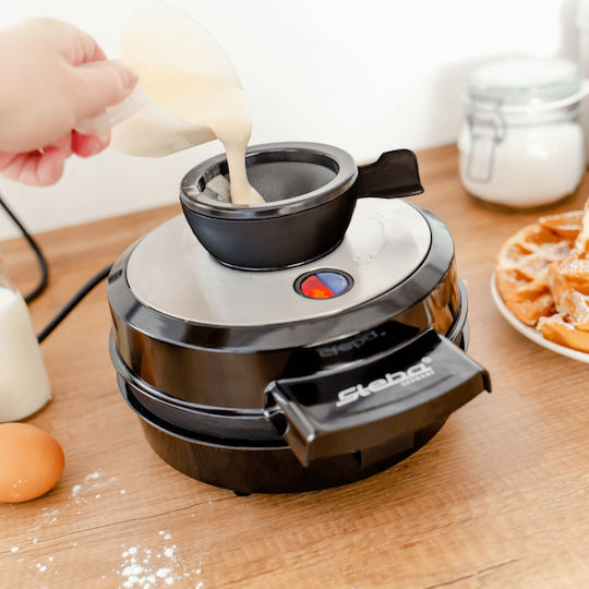 Steba WE 20 Waffeleisen für Runde Waffeln 700W Schwarz