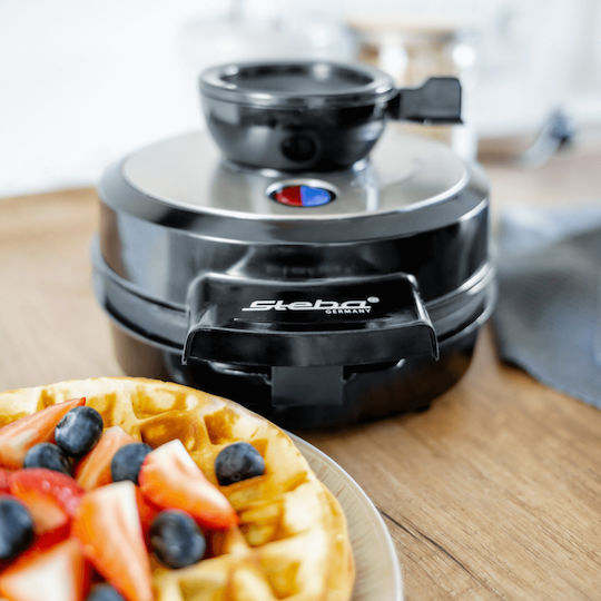 Steba WE 20 Waffeleisen für Runde Waffeln 700W Schwarz