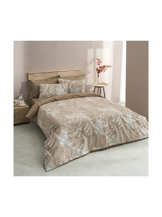 Charalambidis Textiles Σετ Μαξιλαροθήκες Μπεζ 52x72εκ.