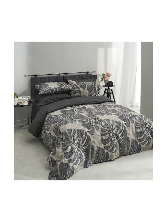 Charalambidis Textiles Kissenbezug-Set Grey 52x72cm.