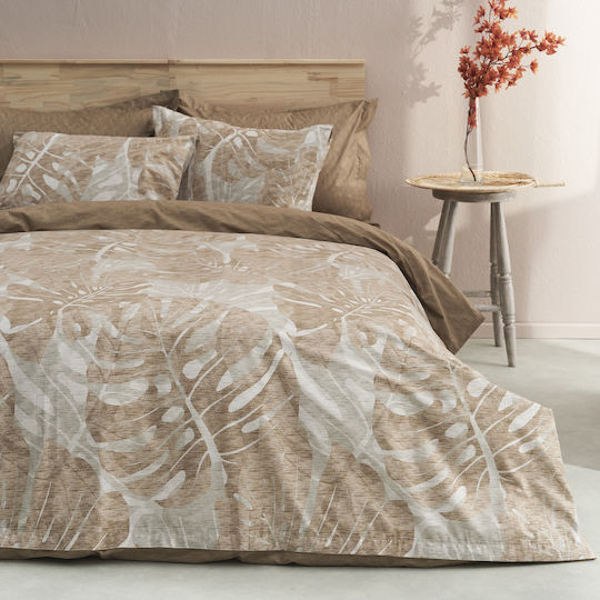 Charalambidis Textiles Σετ Μαξιλαροθήκες Μπεζ 52x72εκ.