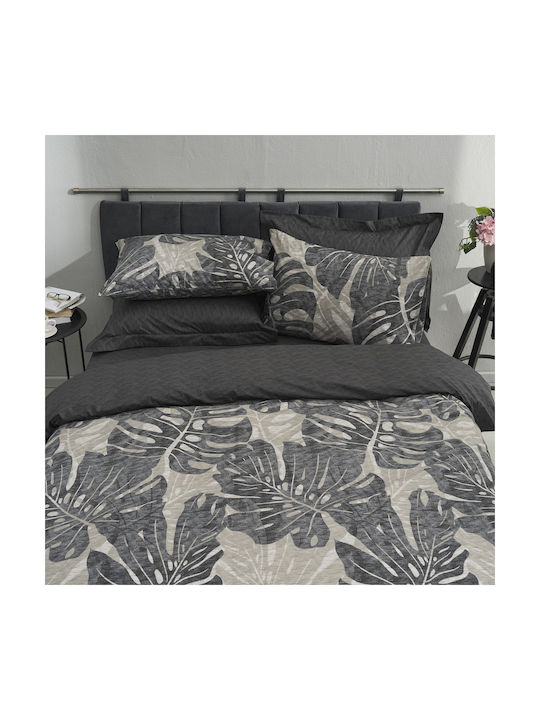 Charalambidis Textiles Kissenbezug-Set Grey 52x72cm.