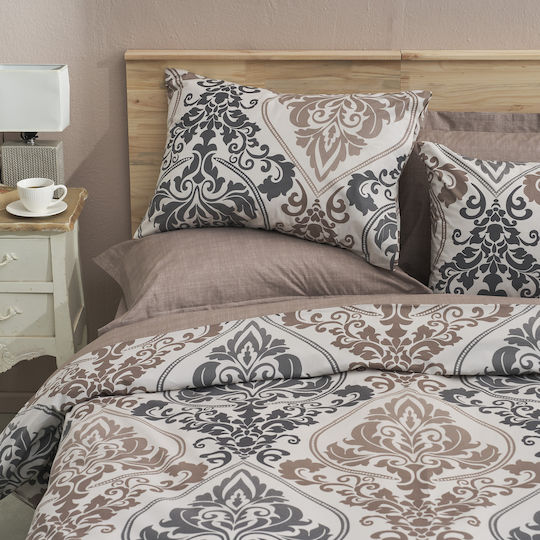Charalambidis Textiles Σετ Μαξιλαροθήκες Μπεζ 52x72εκ.