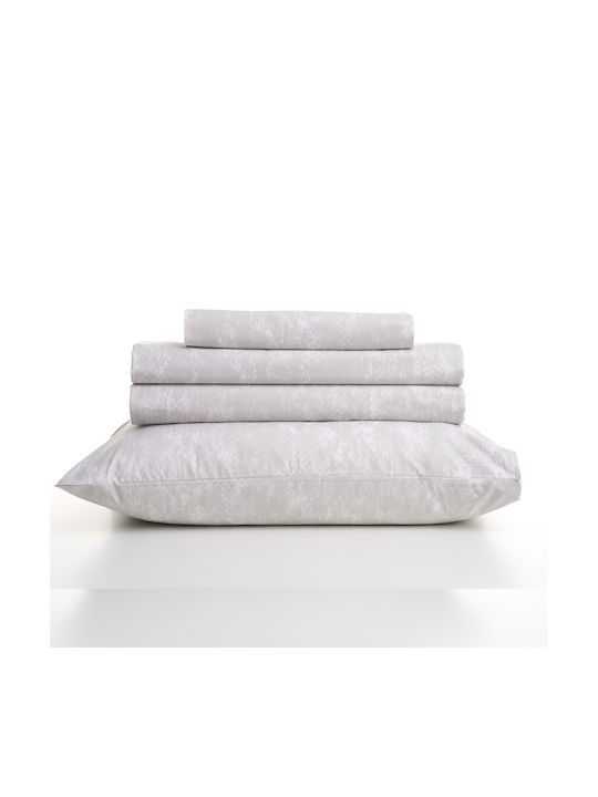 Charalambidis Textiles Σετ Μαξιλαροθήκες Μπεζ 52x72εκ.
